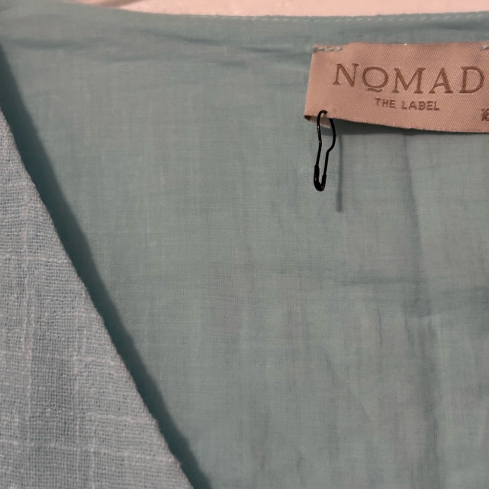 Nomad Soft Blue V-Neck Top - Picture 7 of 11